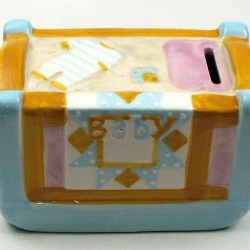 Baby Crib Money Bank